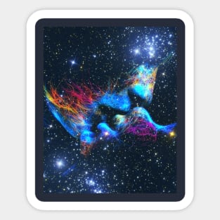 Making Love of the Galaxies Sticker